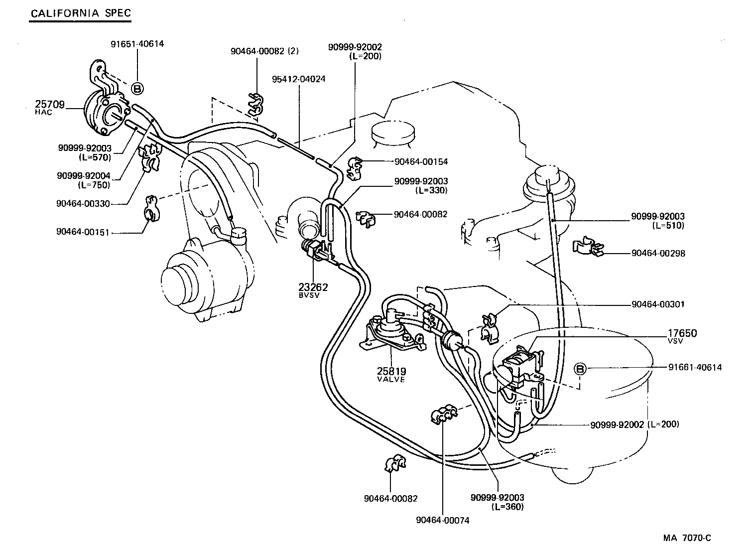  4 RUNNER TRUCK |  VACUUM PIPING