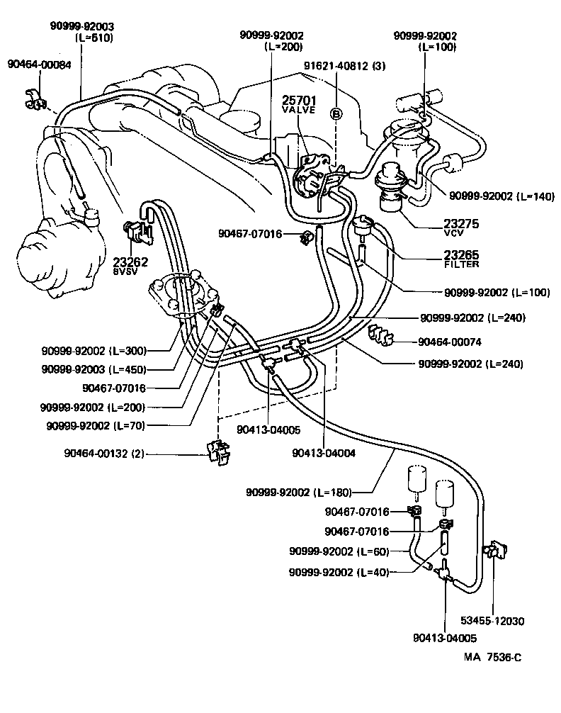  4 RUNNER TRUCK |  VACUUM PIPING