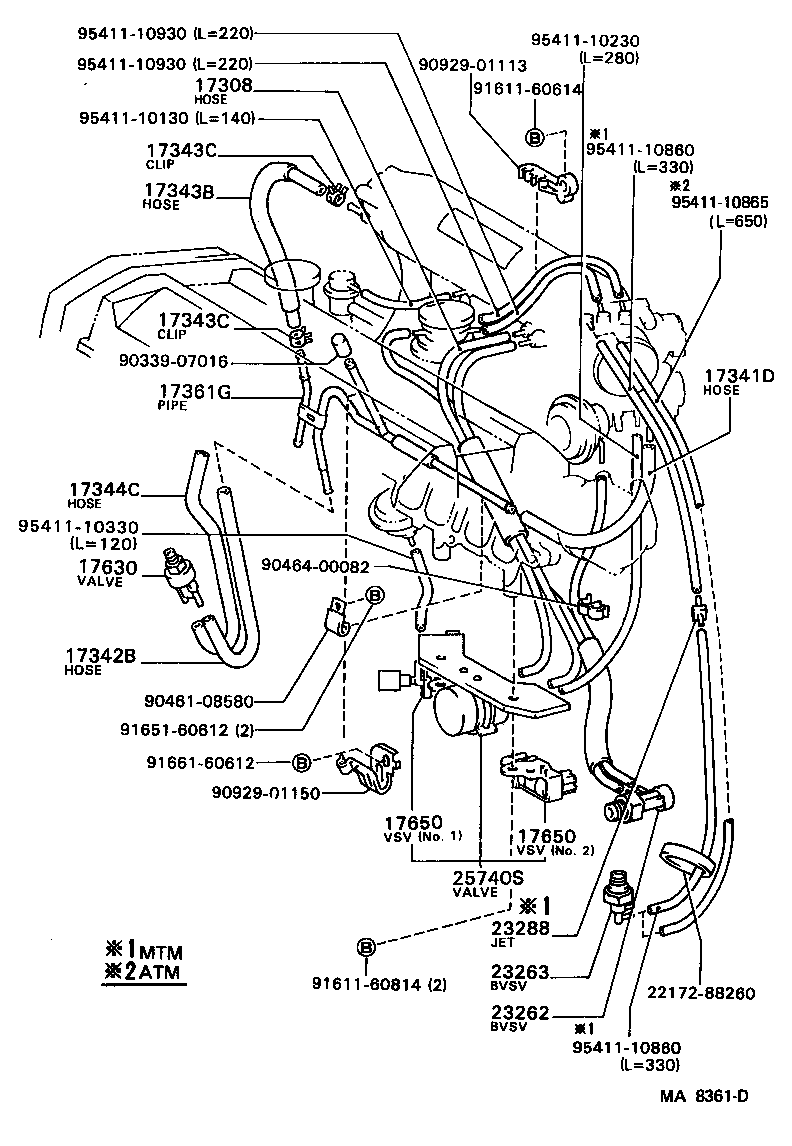  CELICA |  VACUUM PIPING