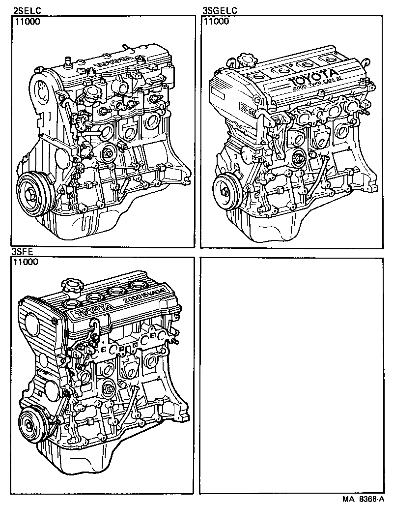  CELICA |  PARTIAL ENGINE ASSEMBLY