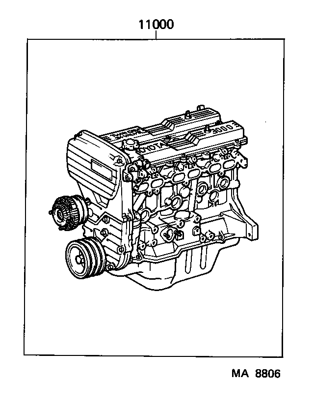  CRESSIDA |  PARTIAL ENGINE ASSEMBLY