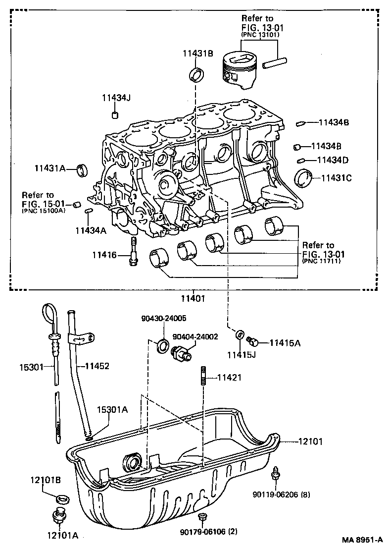  TERCEL |  CYLINDER BLOCK