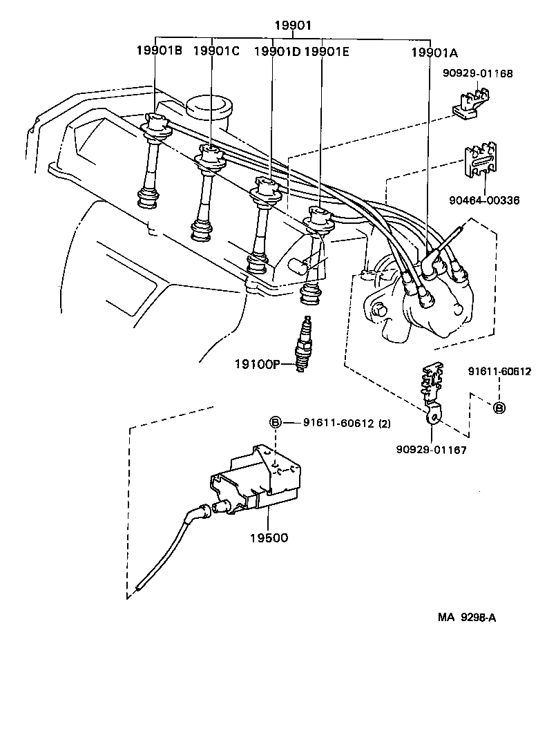  CELICA |  IGNITION COIL SPARK PLUG