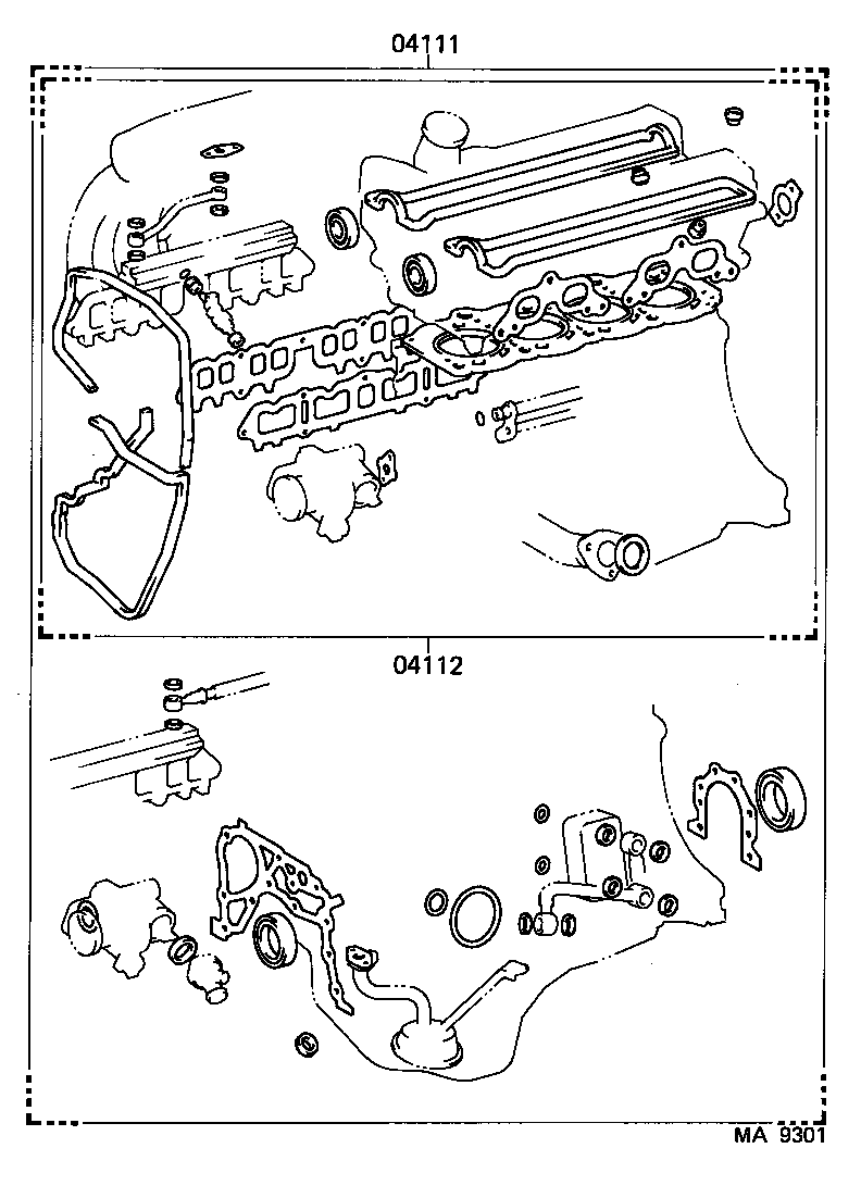  CELICA |  ENGINE OVERHAUL GASKET KIT