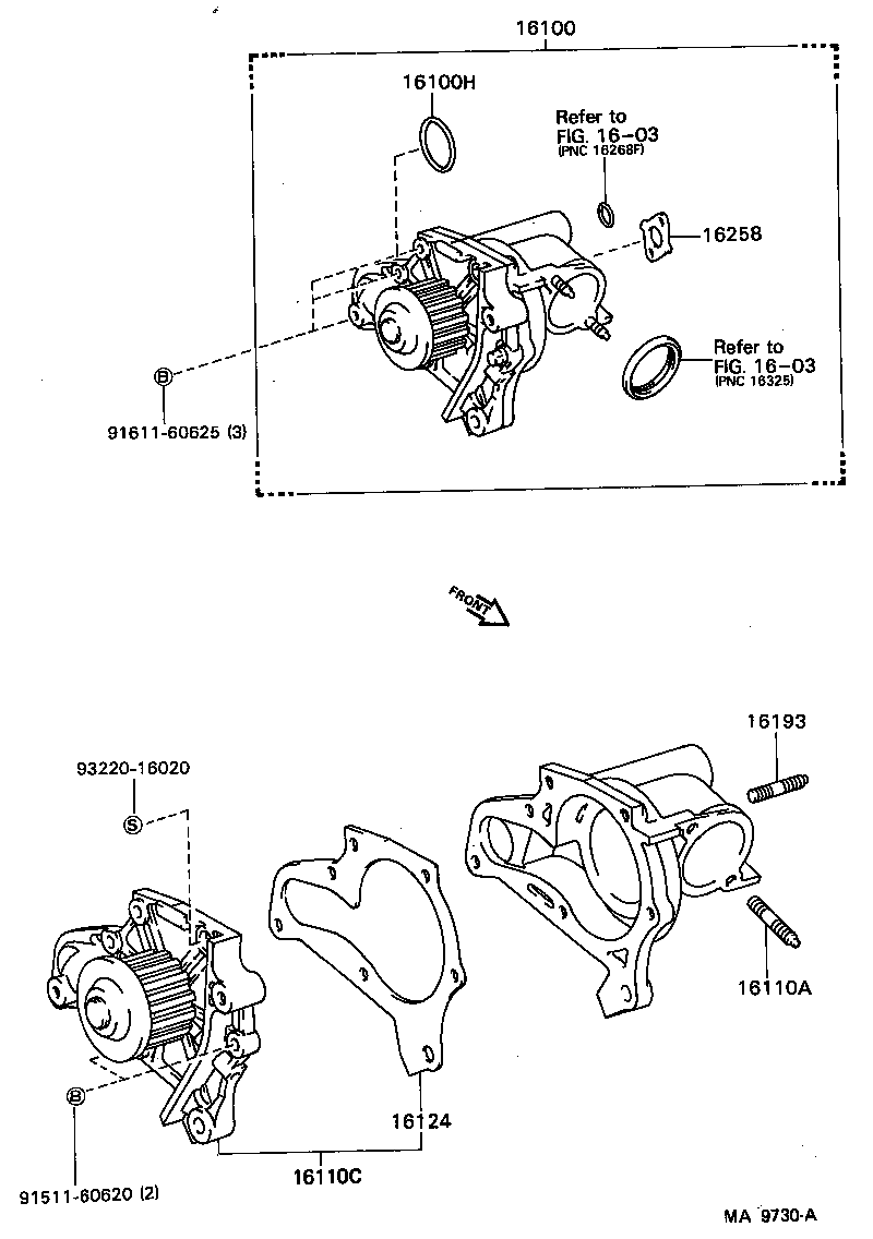  CELICA |  WATER PUMP