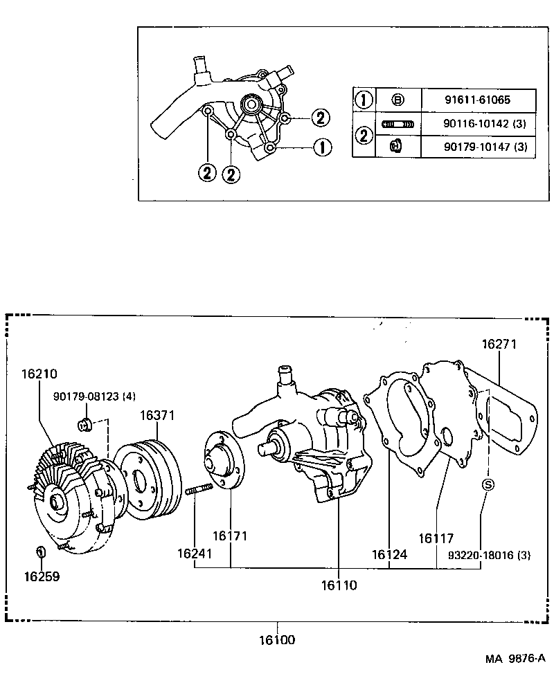  LAND CRUISER 62 |  WATER PUMP