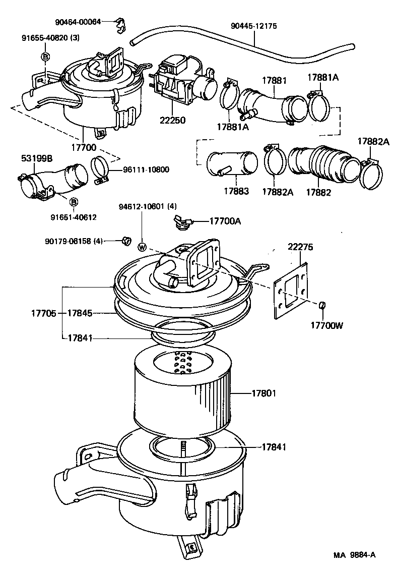  LAND CRUISER 62 |  AIR CLEANER