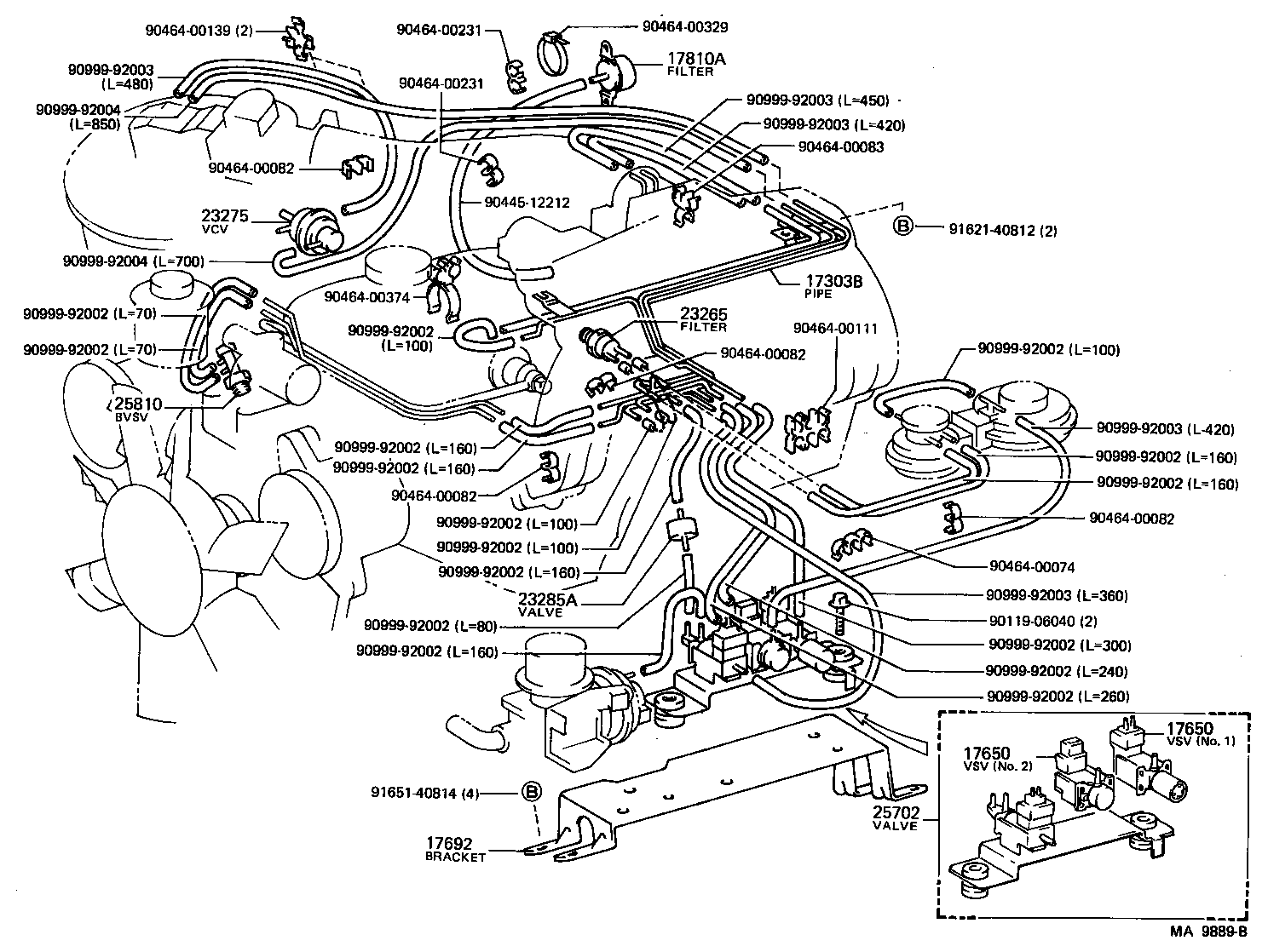  LAND CRUISER 62 |  VACUUM PIPING