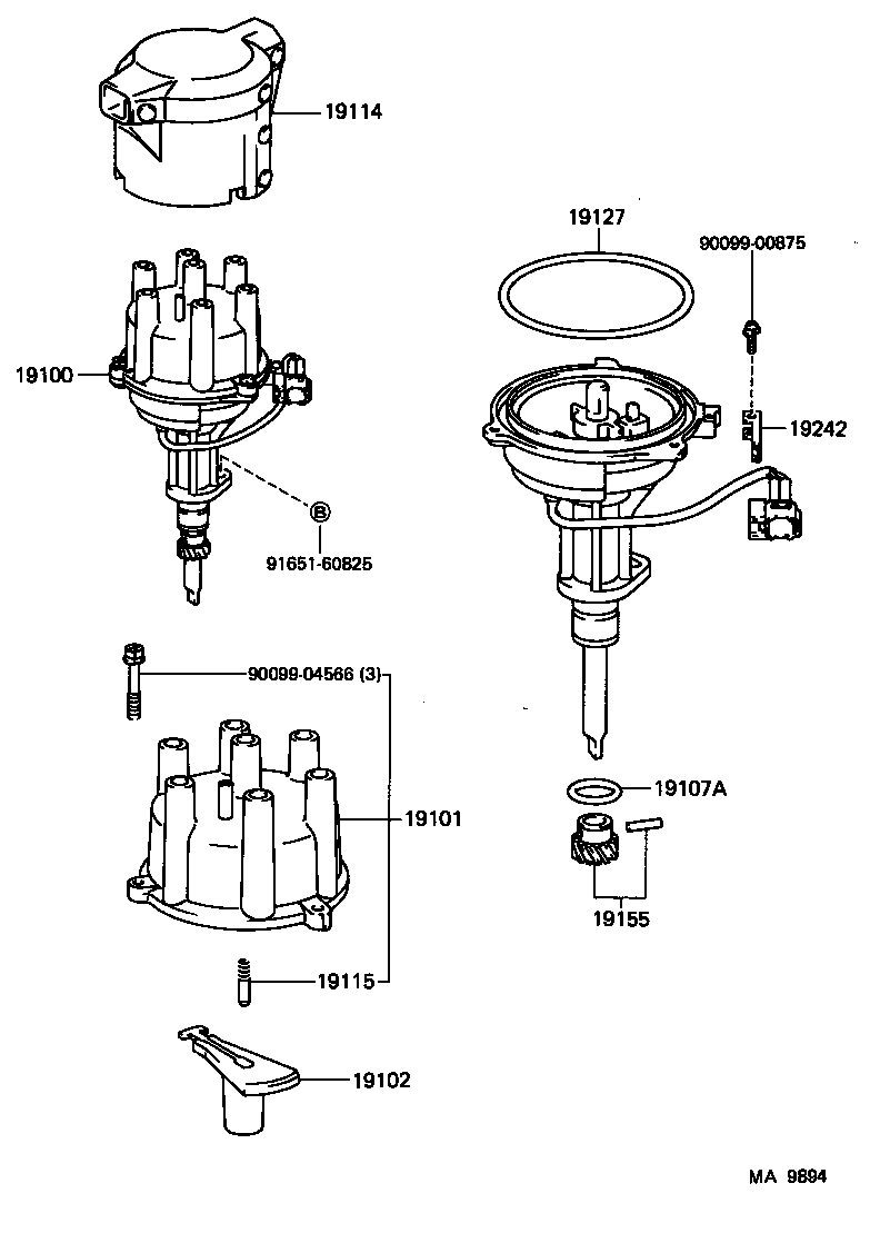  LAND CRUISER 80 |  DISTRIBUTOR