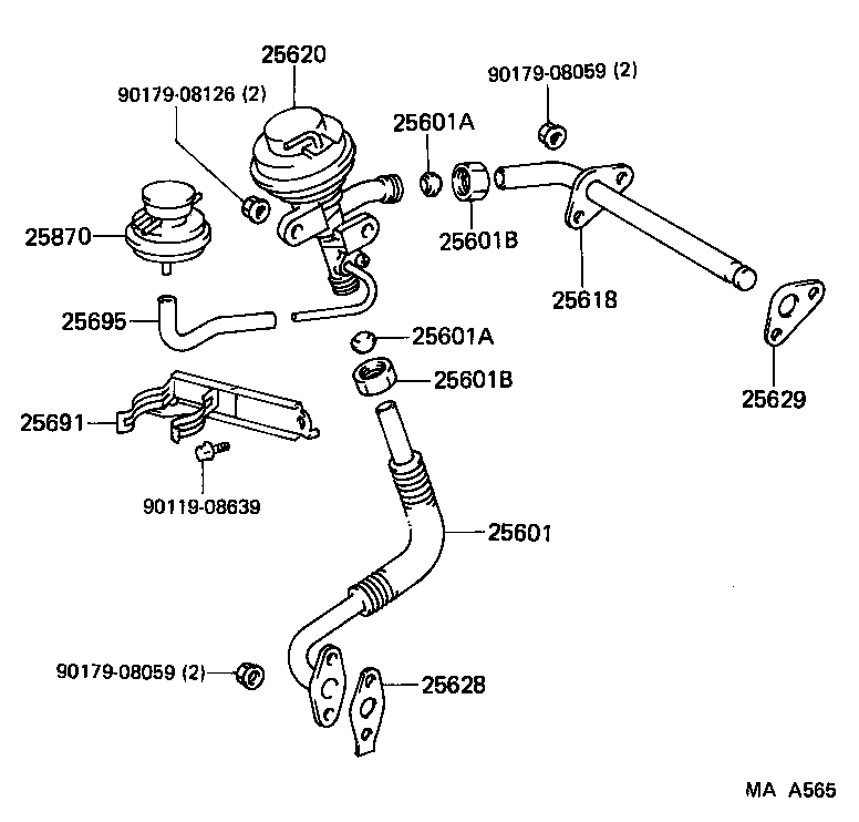  T100 |  EXHAUST GAS RECIRCULATION SYSTEM