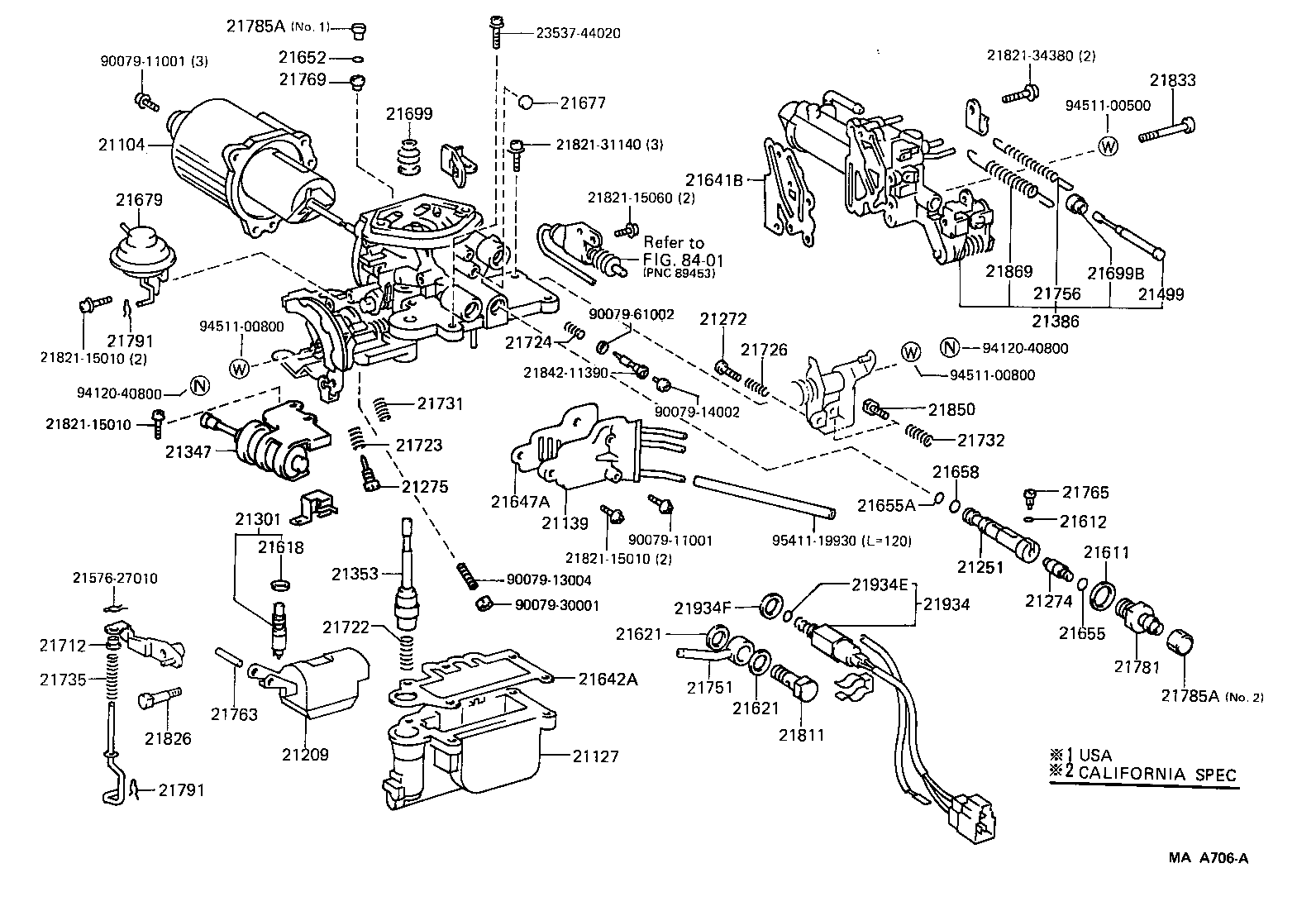  TERCEL |  CARBURETOR