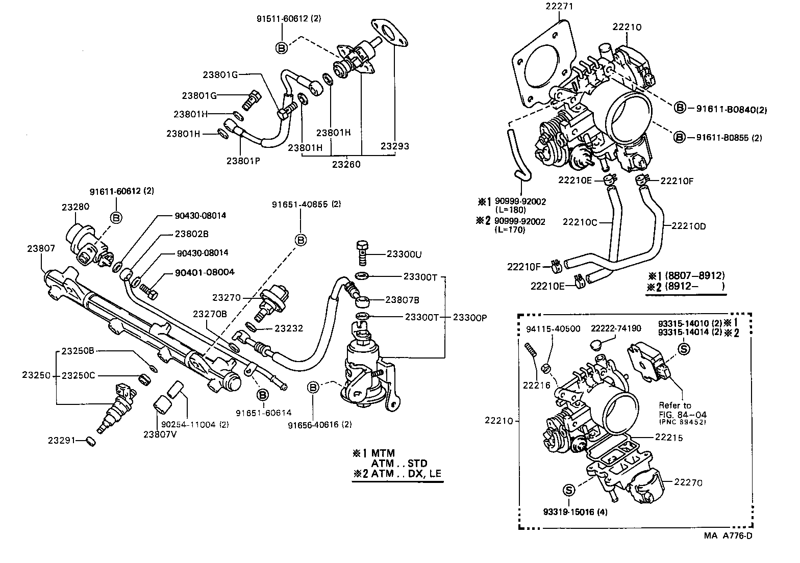  CAMRY NAP |  FUEL INJECTION SYSTEM