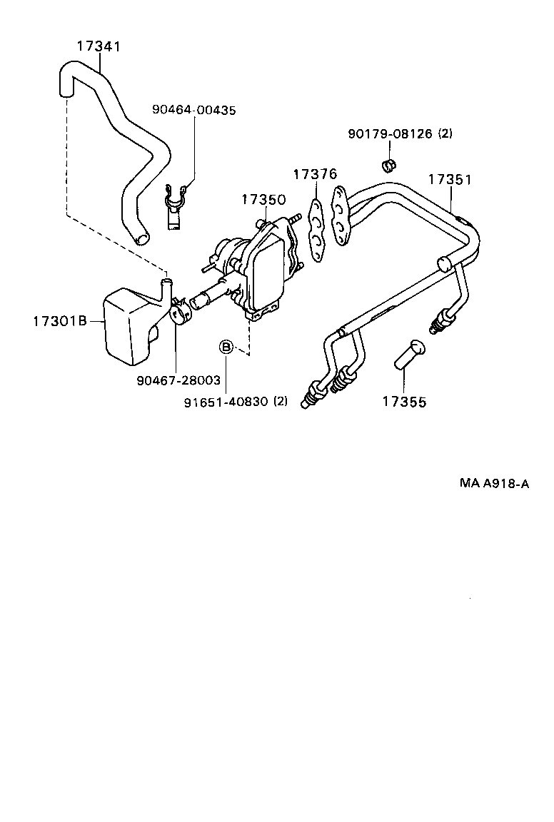  HILUX 2WD |  MANIFOLD AIR INJECTION SYSTEM