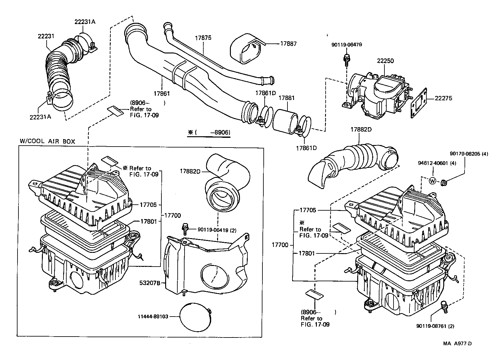  4 RUNNER TRUCK |  AIR CLEANER