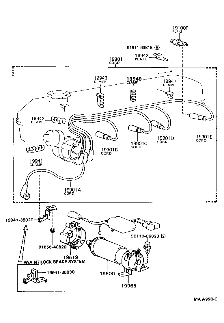  4 RUNNER TRUCK |  IGNITION COIL SPARK PLUG