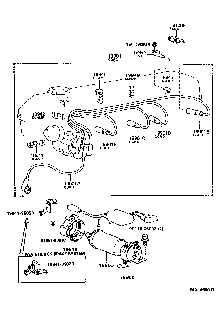  4 RUNNER TRUCK |  IGNITION COIL SPARK PLUG