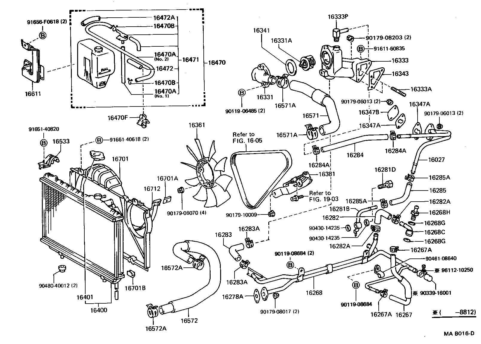  SUPRA |  RADIATOR WATER OUTLET