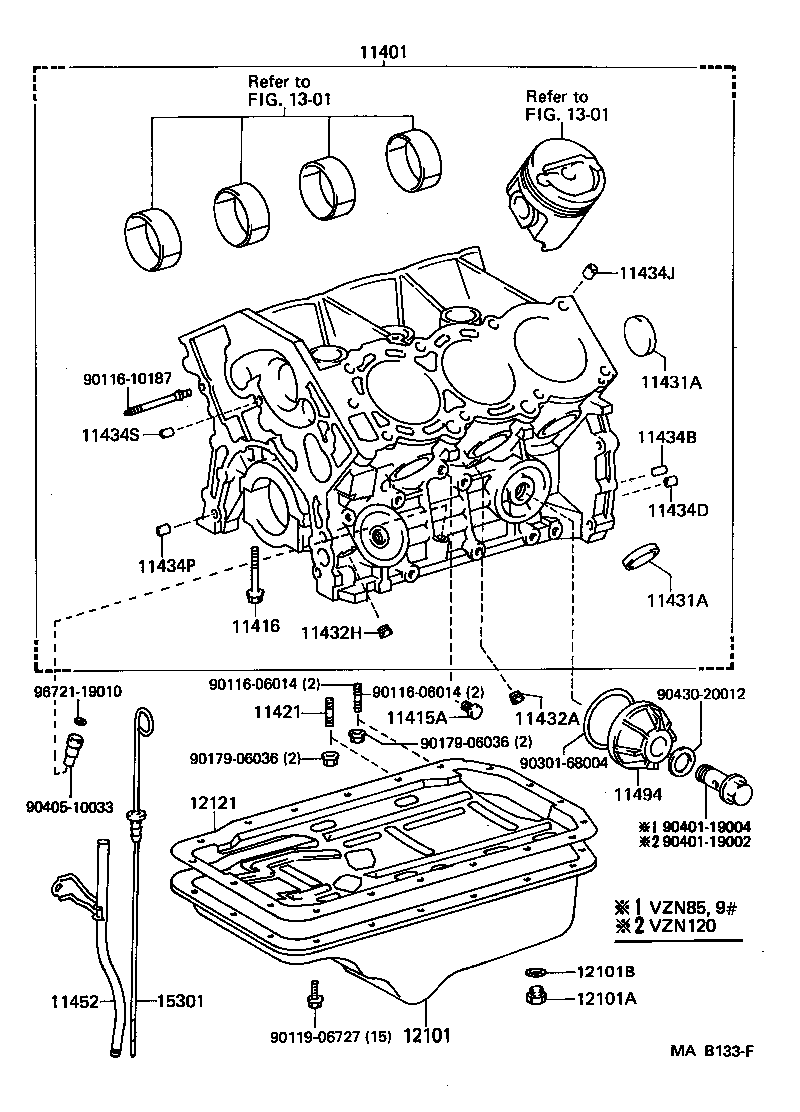  4 RUNNER TRUCK |  CYLINDER BLOCK