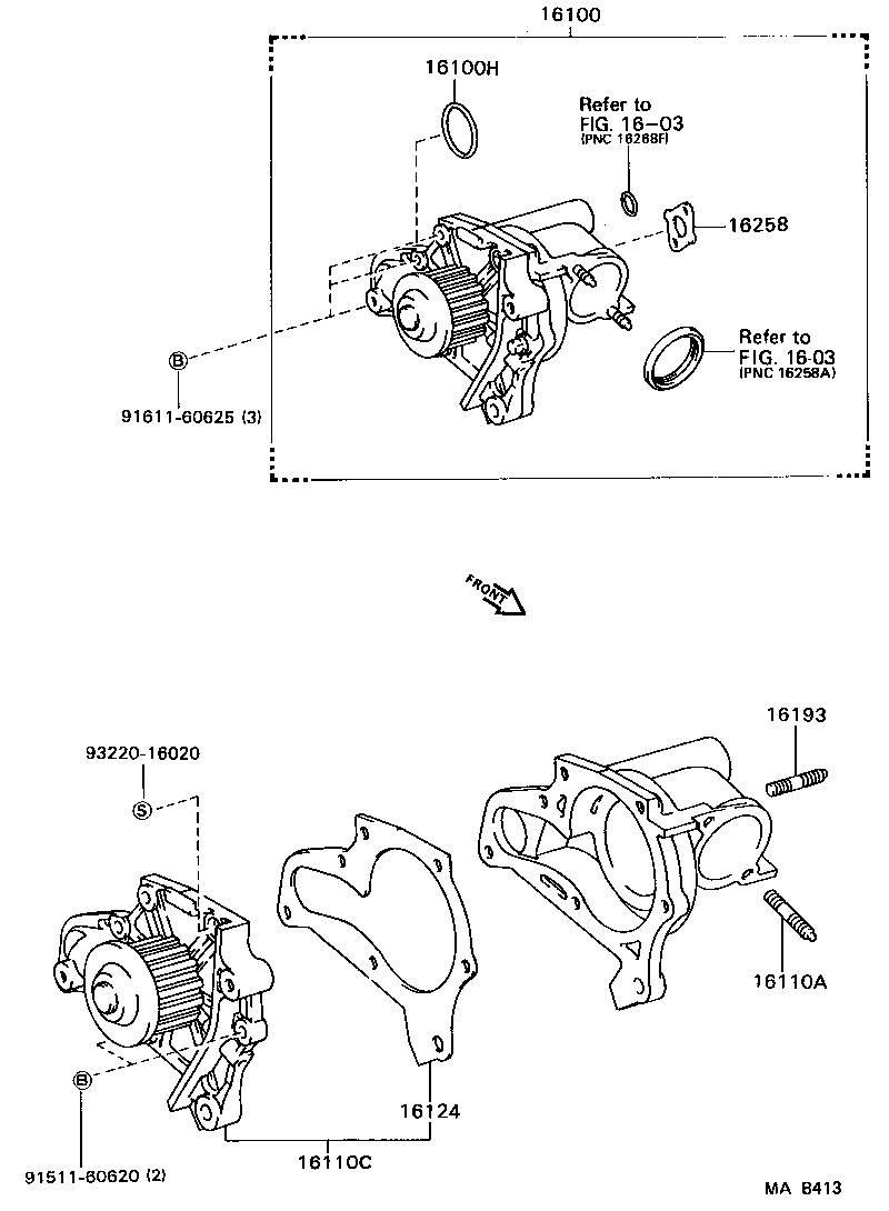  CELICA |  WATER PUMP