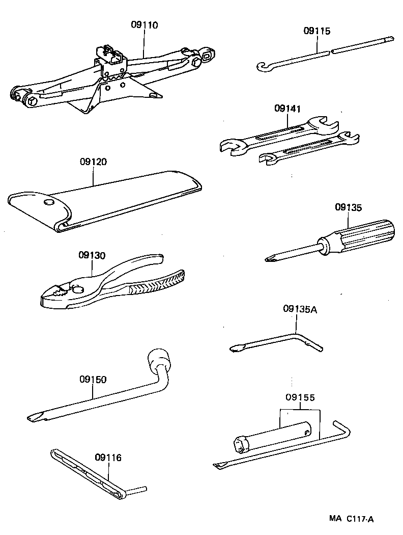  ES250 |  STANDARD TOOL