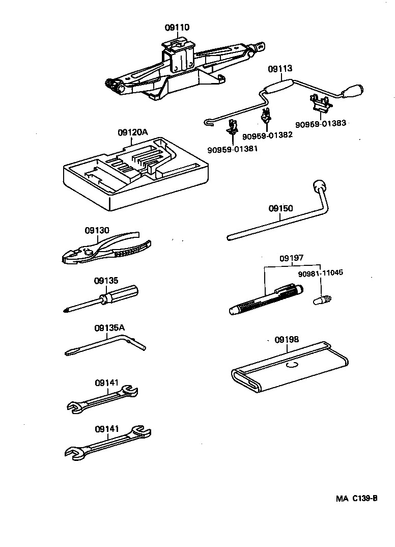  LS400 |  STANDARD TOOL