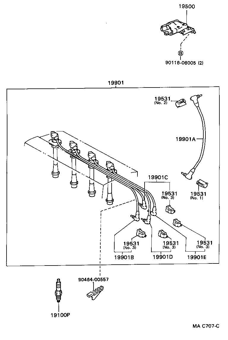  CELICA |  IGNITION COIL SPARK PLUG