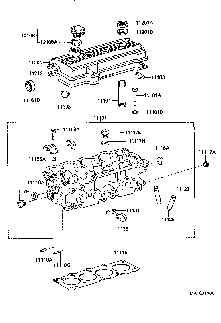  MR2 |  CYLINDER HEAD