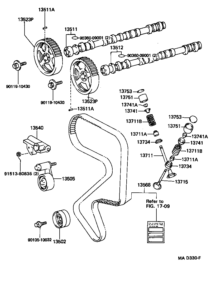  MR2 |  CAMSHAFT VALVE