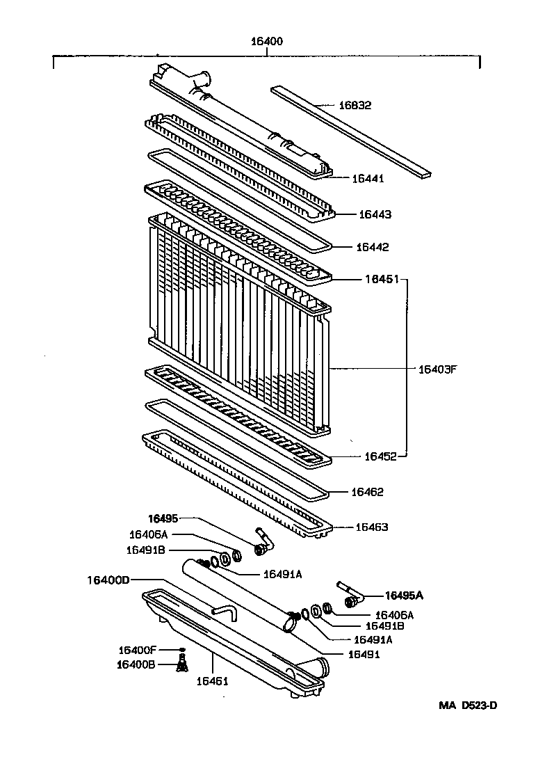  PREVIA |  RADIATOR WATER OUTLET