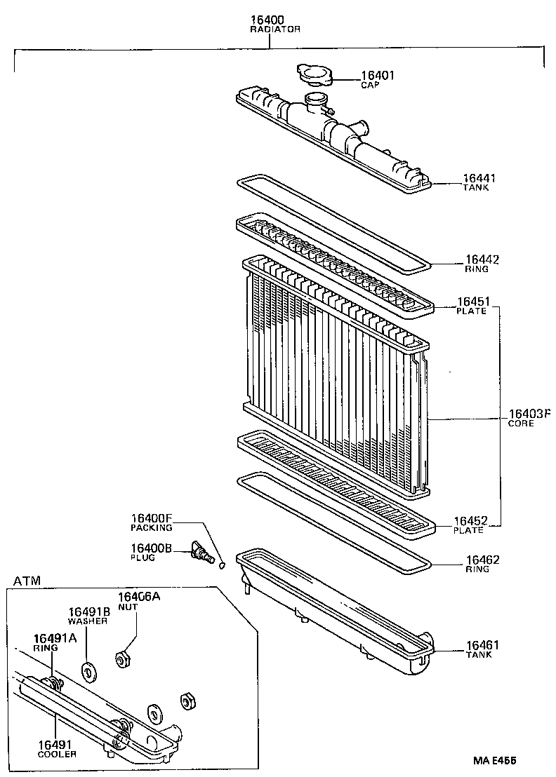  PASEO |  RADIATOR WATER OUTLET