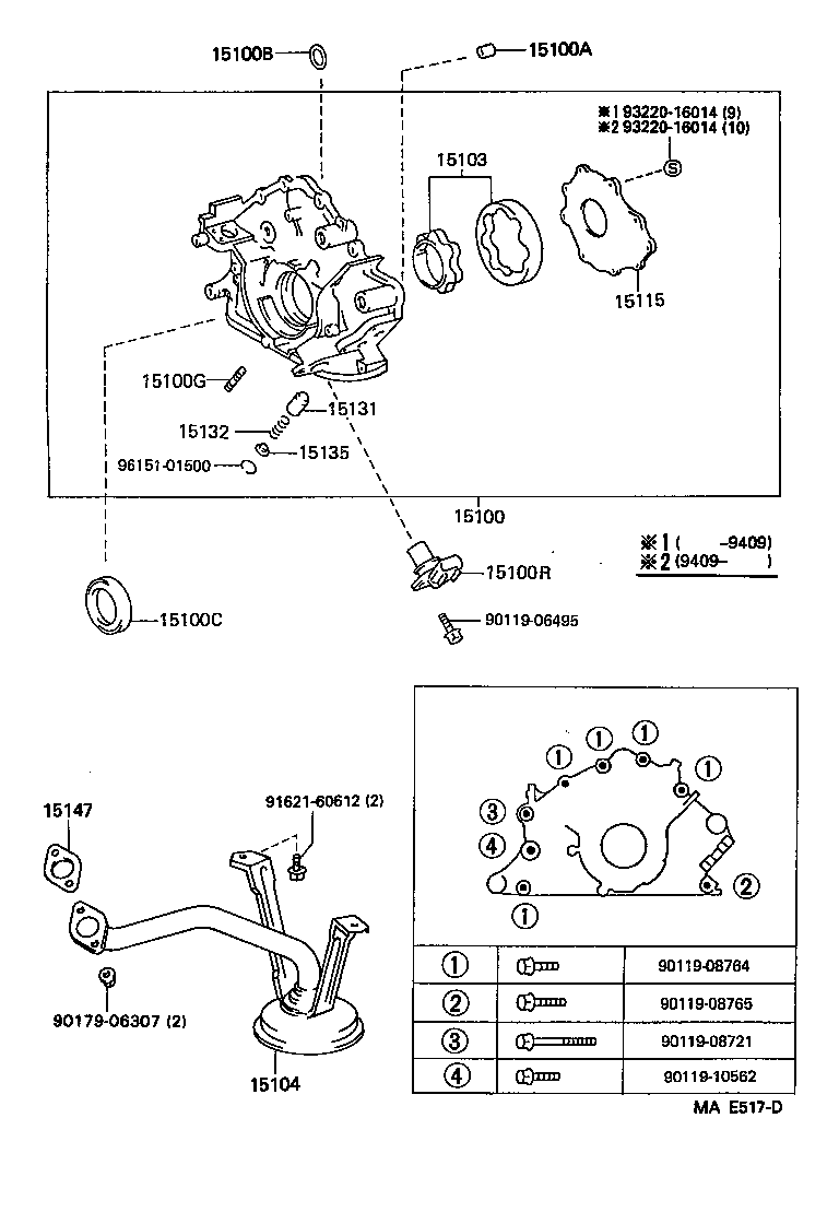  SC300 400 |  ENGINE OIL PUMP