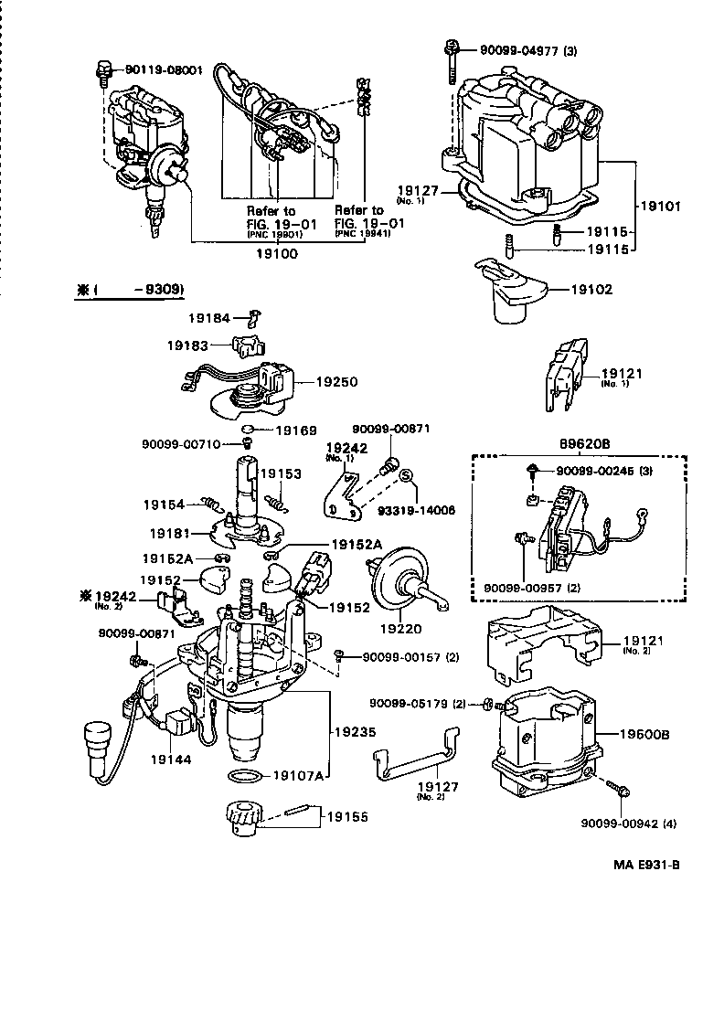  HILUX 2WD |  DISTRIBUTOR