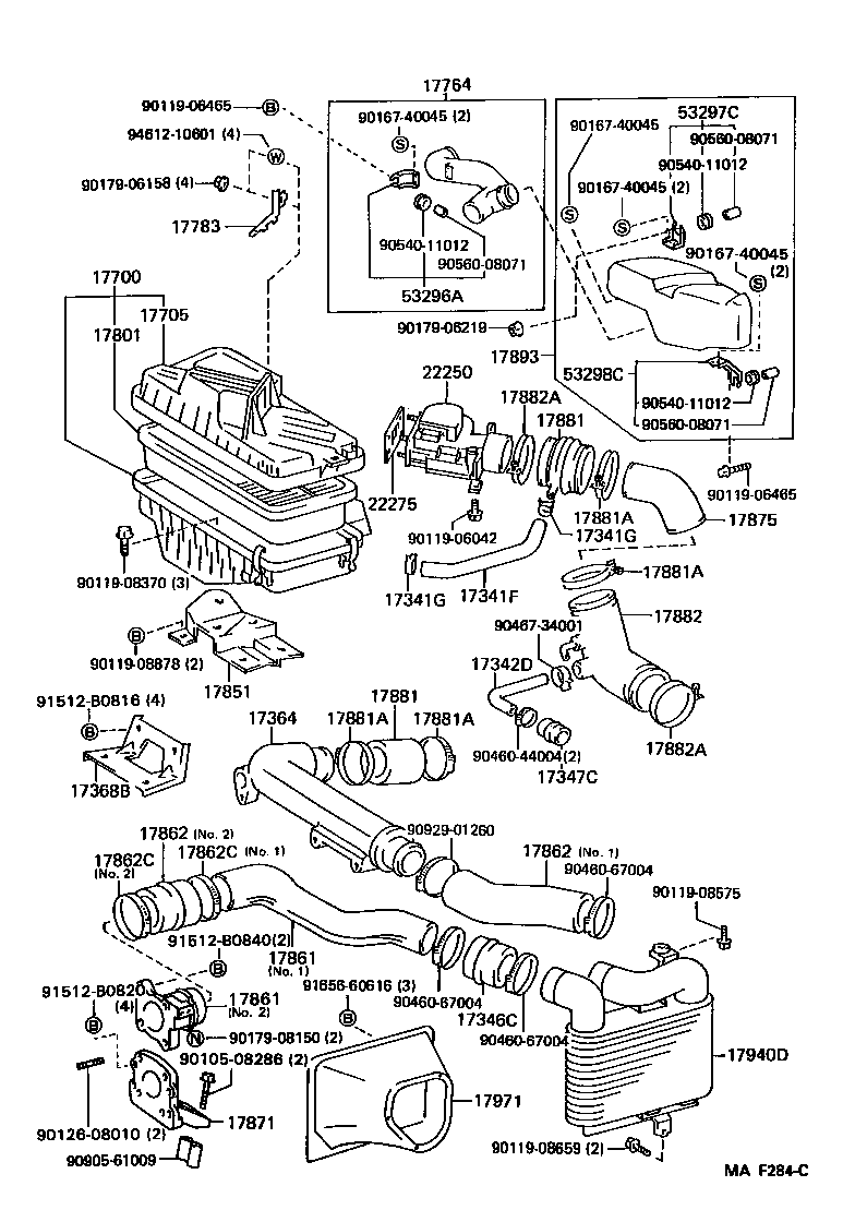  MR2 |  AIR CLEANER