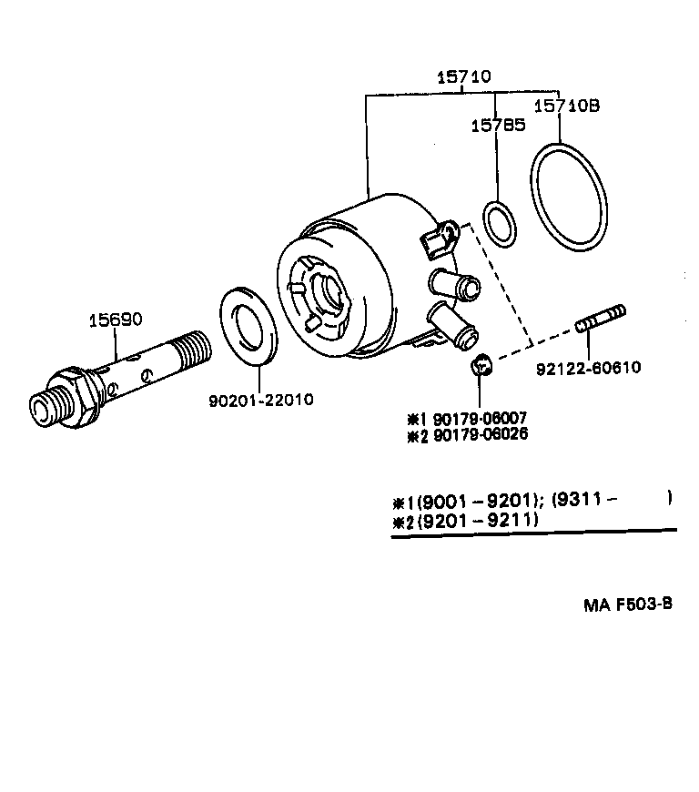  MR2 |  ENGINE OIL COOLER