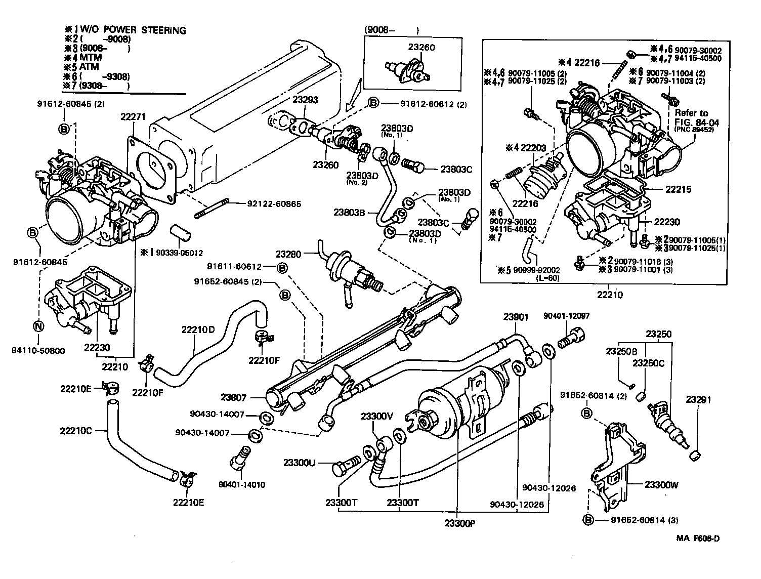  4 RUNNER TRUCK |  FUEL INJECTION SYSTEM