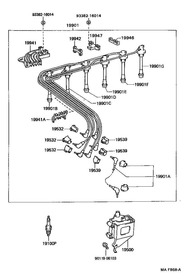  LAND CRUISER 80 |  IGNITION COIL SPARK PLUG