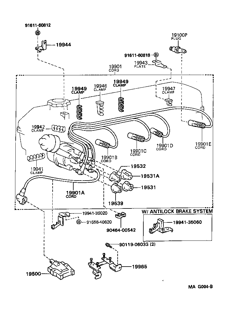  4 RUNNER TRUCK |  IGNITION COIL SPARK PLUG