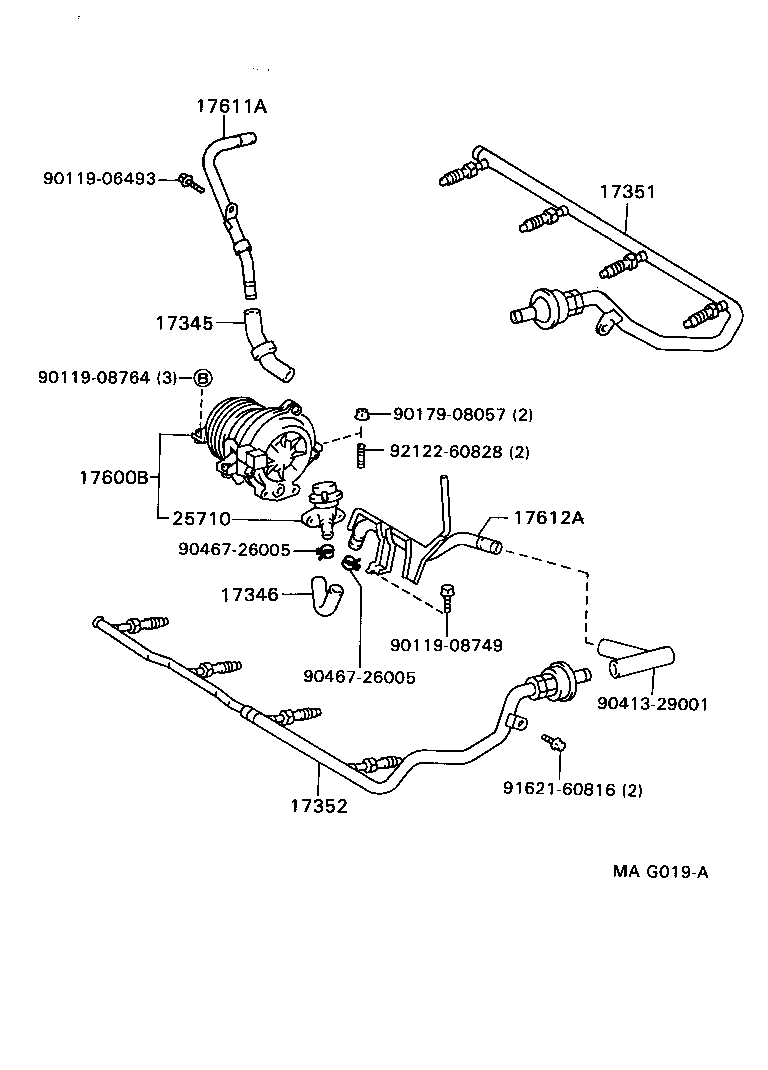  LS400 |  MANIFOLD AIR INJECTION SYSTEM