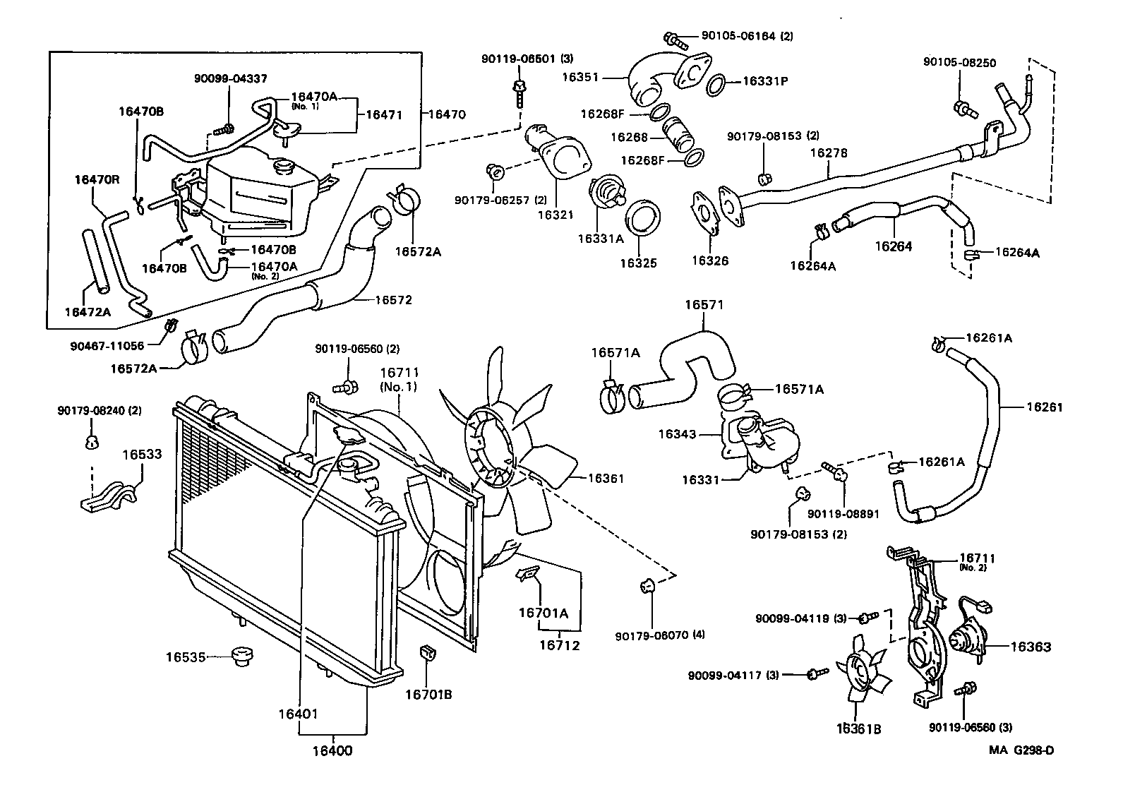  GS300 |  RADIATOR WATER OUTLET