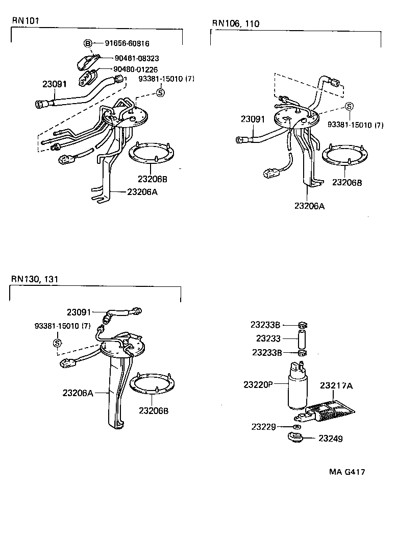  4 RUNNER TRUCK |  FUEL INJECTION SYSTEM