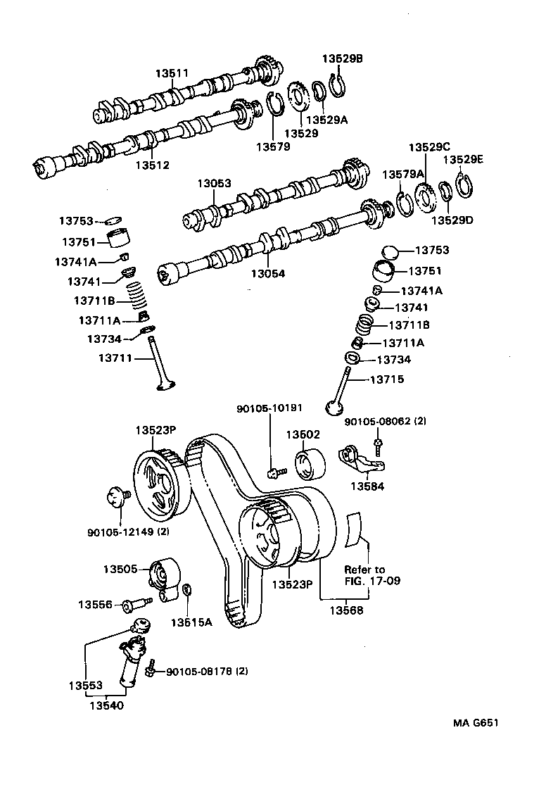  CAMRY NAP |  CAMSHAFT VALVE