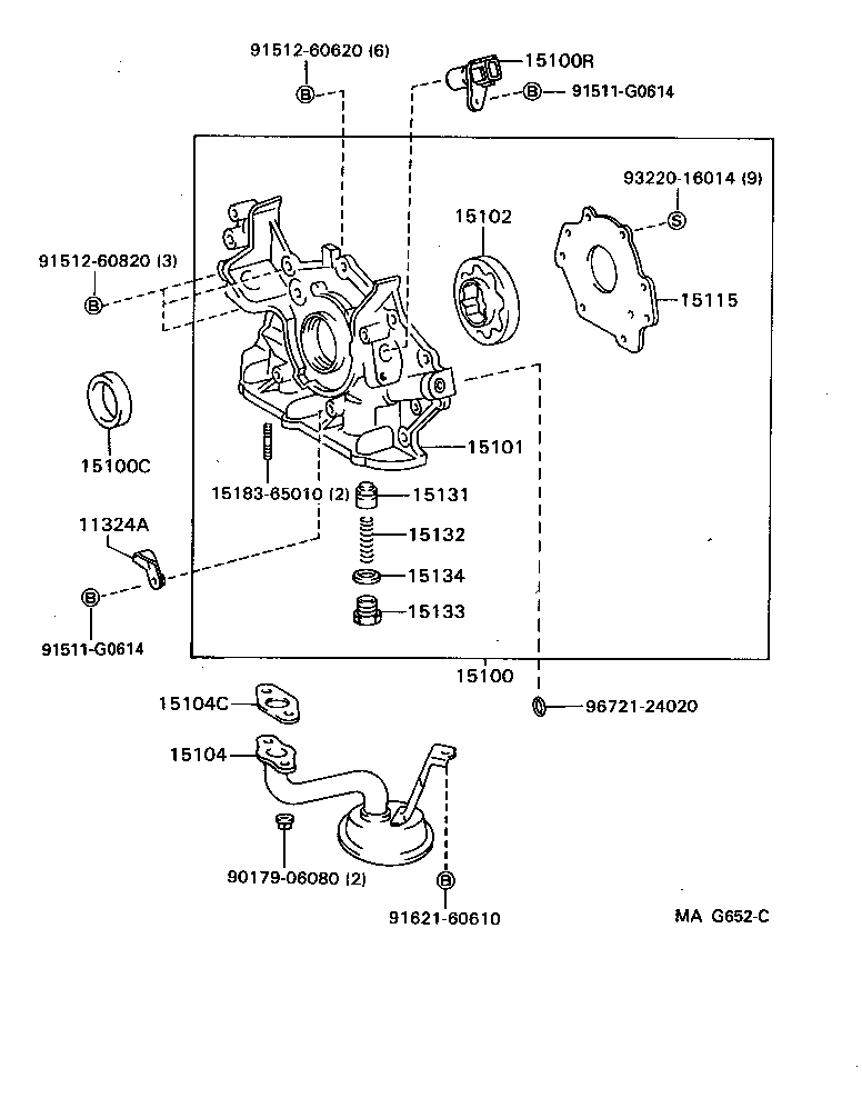  CAMRY JPP |  ENGINE OIL PUMP