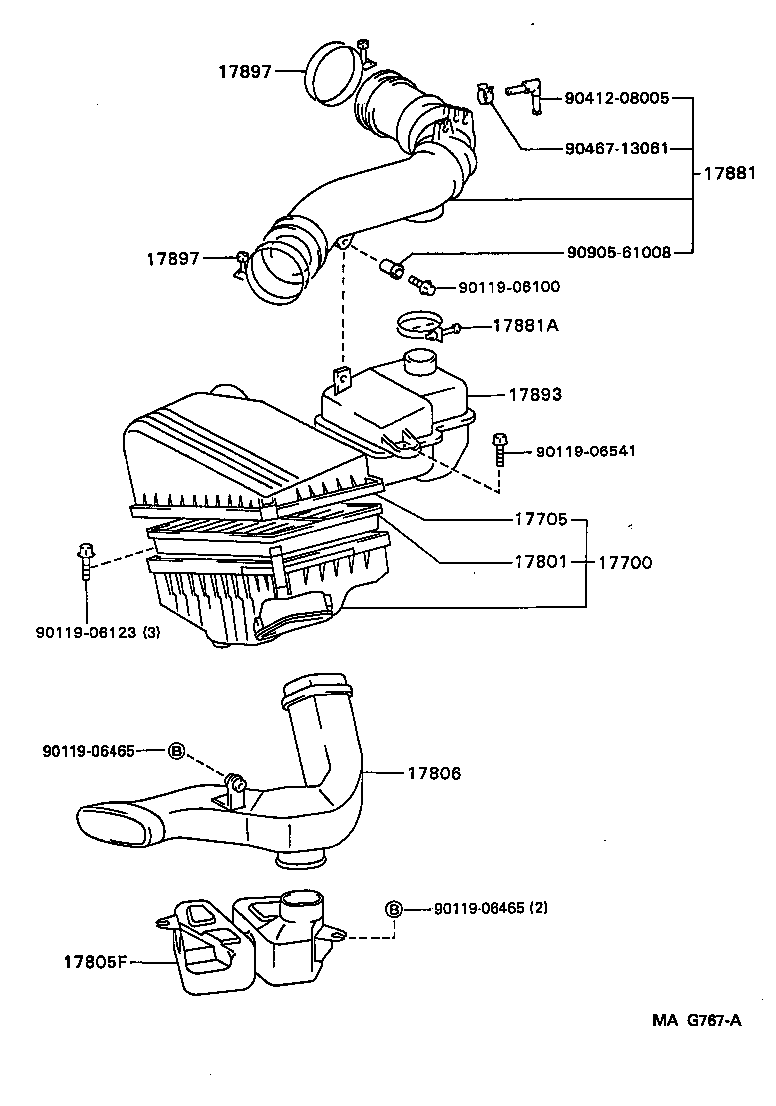  CAMRY NAP |  AIR CLEANER