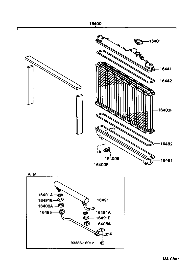  CELICA |  RADIATOR WATER OUTLET