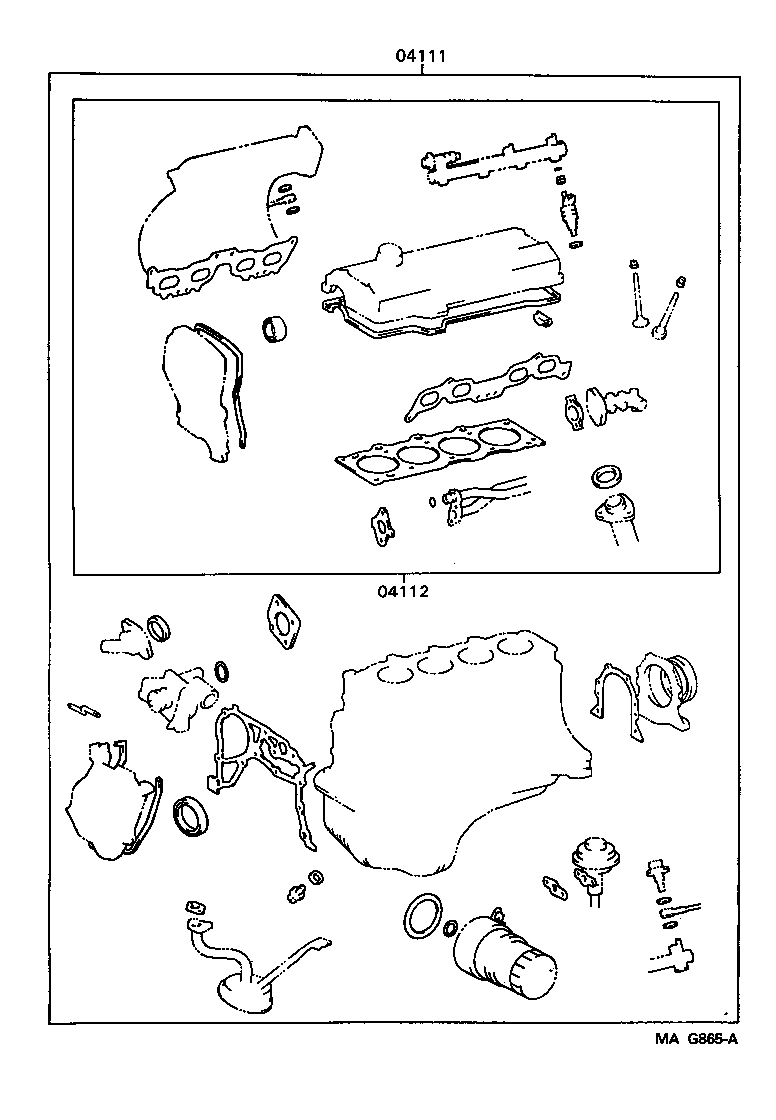  CELICA |  ENGINE OVERHAUL GASKET KIT