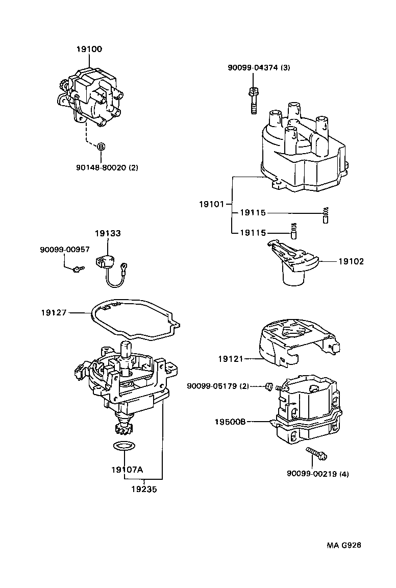  TACOMA |  DISTRIBUTOR