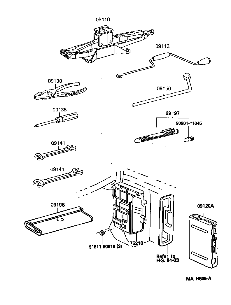  LS400 |  STANDARD TOOL