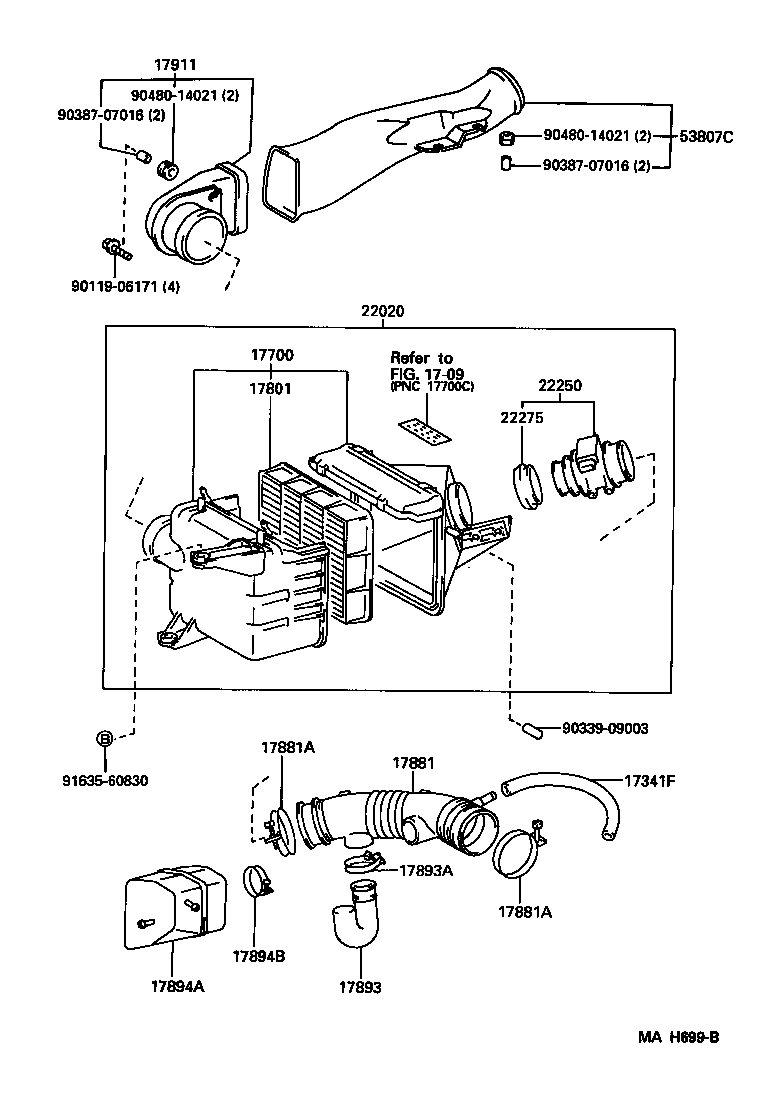  TACOMA |  AIR CLEANER