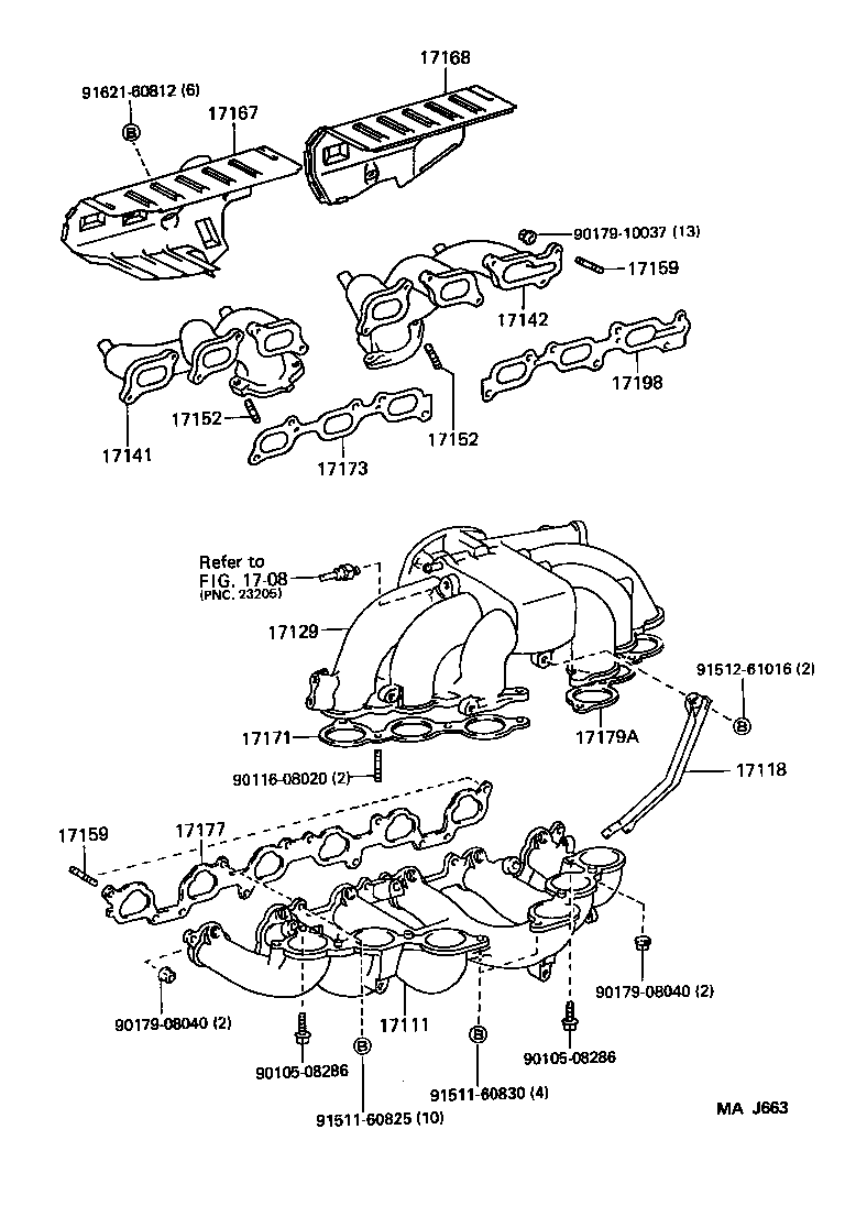  LX450 |  MANIFOLD