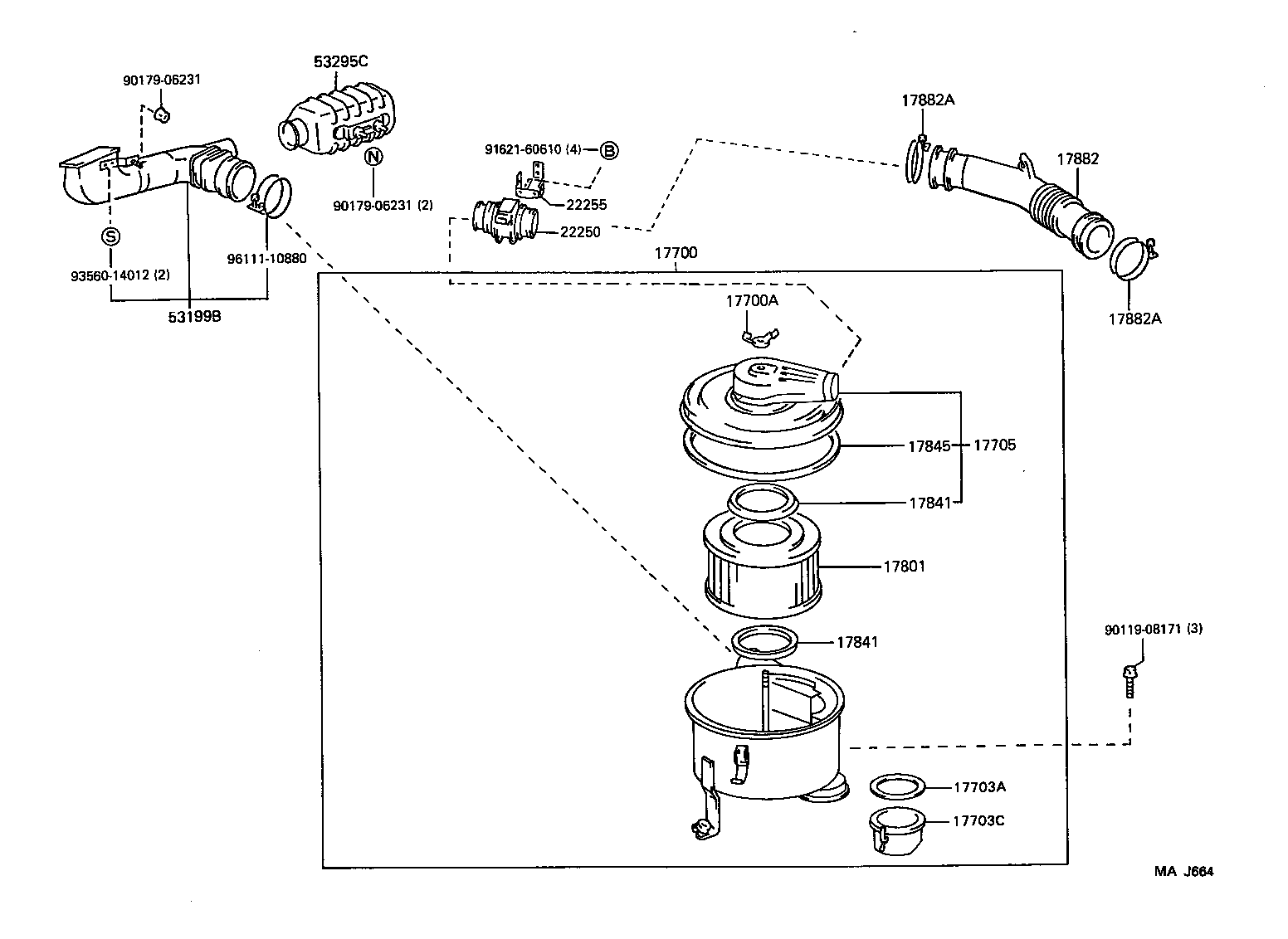  LX450 |  AIR CLEANER